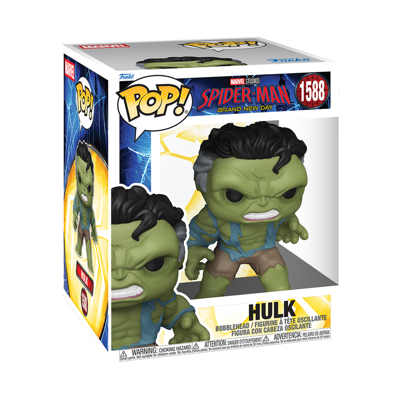 Funko Pop : Marvel : Spiderman Brand New Day : Hulk #1588 Deluxe