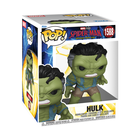 Funko Pop : Marvel : Spiderman Brand New Day : Hulk #1588 Deluxe