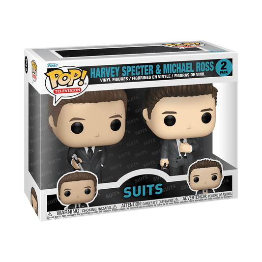 Funko TV Pop! Pop! Suits Pop! Harvey Specter & Michael Ross 2-Pack