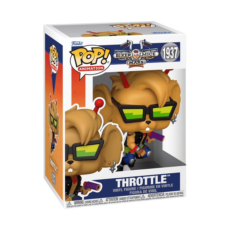 Funko Pop! Retro Toys: Biker Mice from Mars ! Throttle #1937