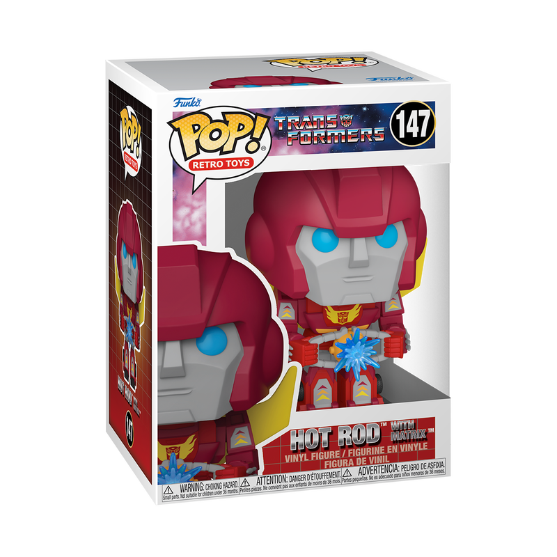 Funko Pop Transformers : Hot Rod with Matrix #147