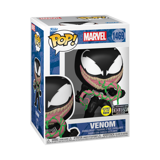 Funko Pop! Marvel  Venom with Ooze (Glow) Entertainment Earth Exclusive Spider-man #1469