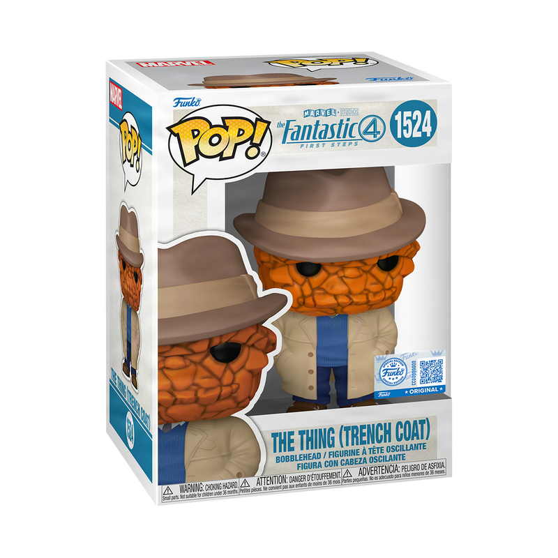 Funko Pop : Marvel : Fantastic Four First Steps : The Thing Trench #1524 Coast Exclusive