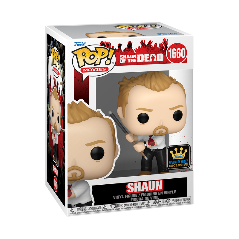 Funko Pop : Movies Shaun of the Dead : Shaun #1660 Specialty Series Exclusive