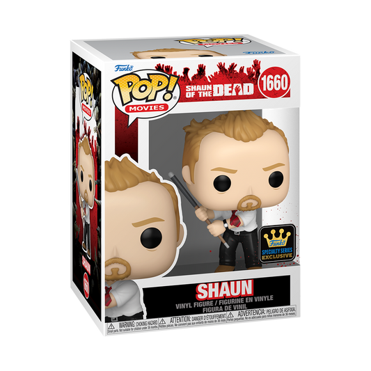 Funko Pop : Movies Shaun of the Dead : Shaun #1660 Specialty Series Exclusive