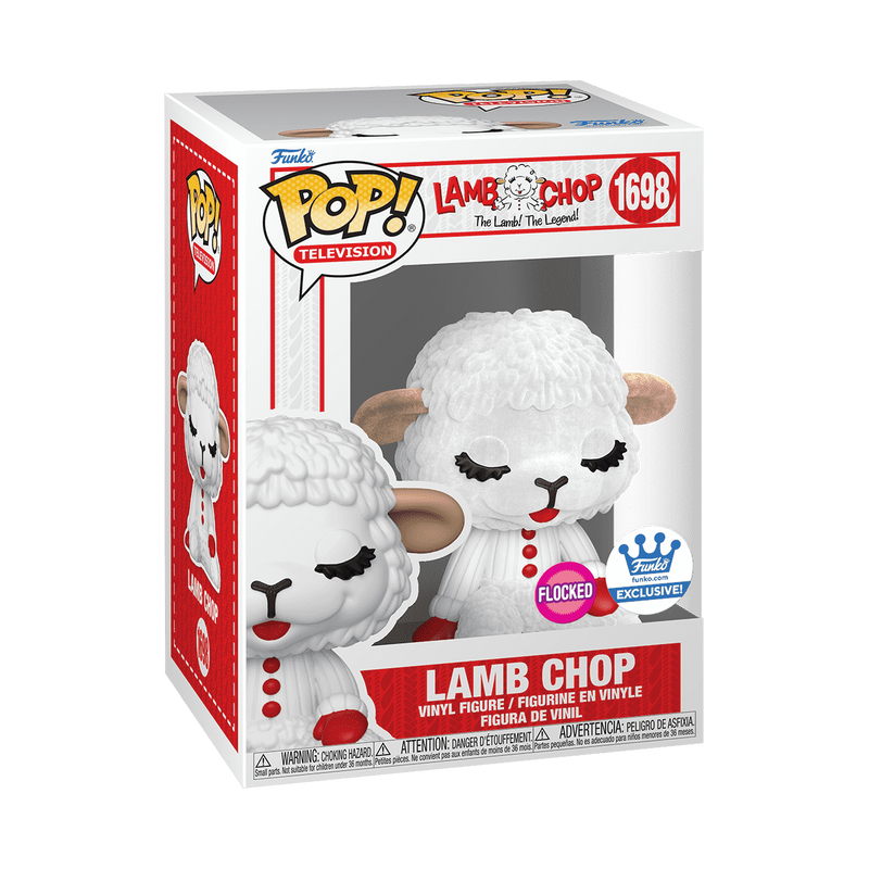 Lamb Chop Pop! Lamb Chop Flocked #1698 Funko Store Exclusive