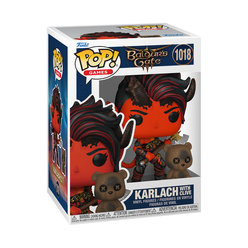Funko Pop : Video Games : Baldur's Gate Karlach with Clive #1018