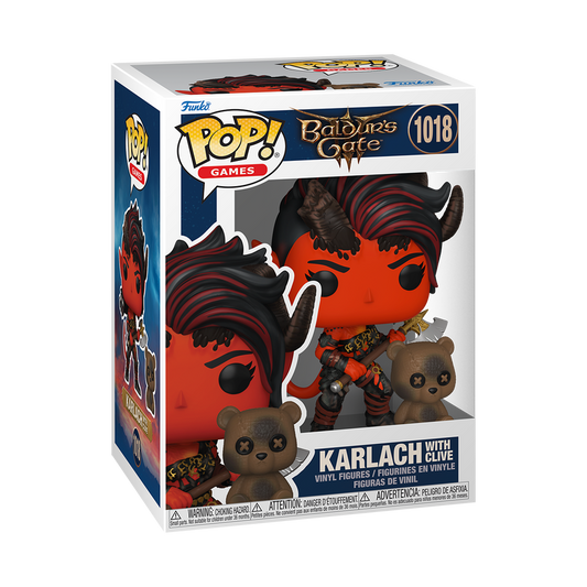 Funko Pop : Video Games : Baldur's Gate Karlach with Clive #1018