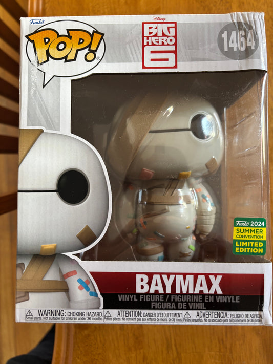 Funko pop! Sdcc Shared 2024 Disney baymax big hero 6 #1464