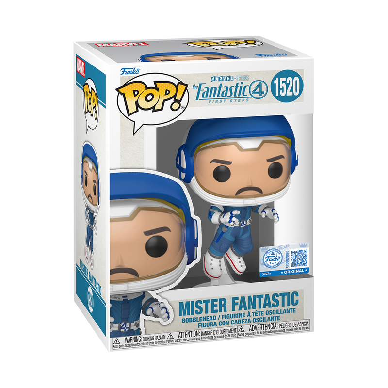 Funko Pop : Marvel : Fantastic Four First Steps : Mister Fantastic #1520 Space Suit Exclusive
