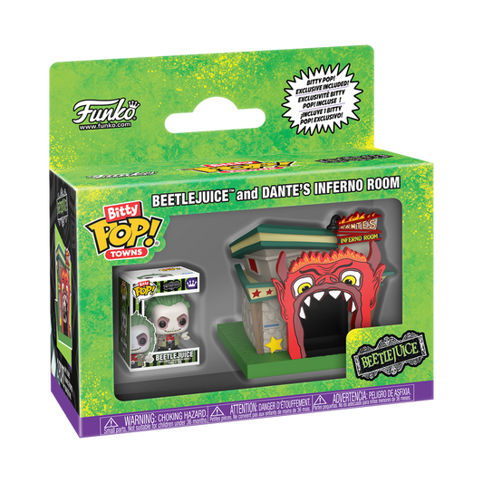 Funko Bitty Pop Towns ! Beetlejuice and Dante's Inferno Room