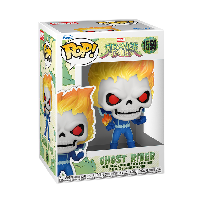 Funko Pop! Marvel : Ghost Rider #1559 Strange Tales Exclusive GID