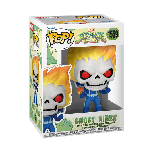 Funko Pop! Marvel : Ghost Rider #1559 Strange Tales Exclusive GID