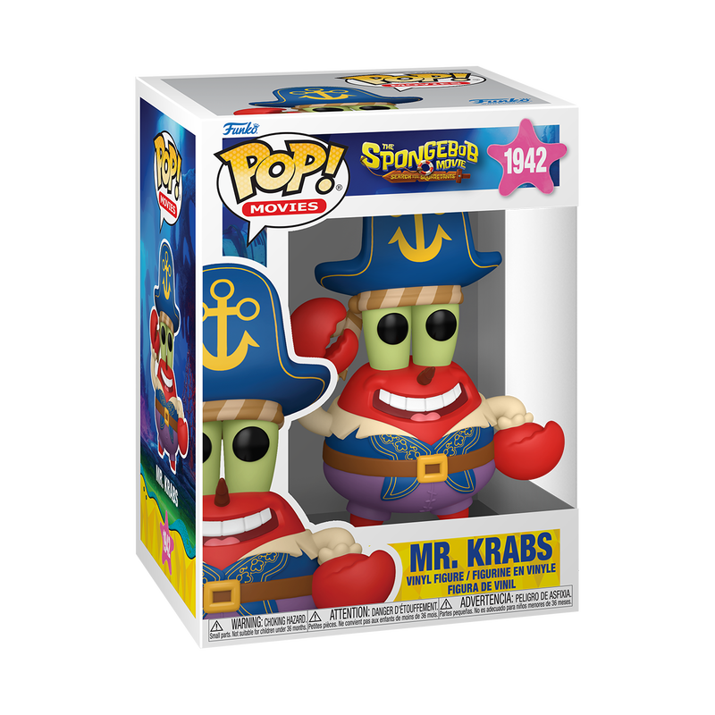 Funko Pop! Nickelodeon : Spongebob the movie :  Mr. Krabs #1942