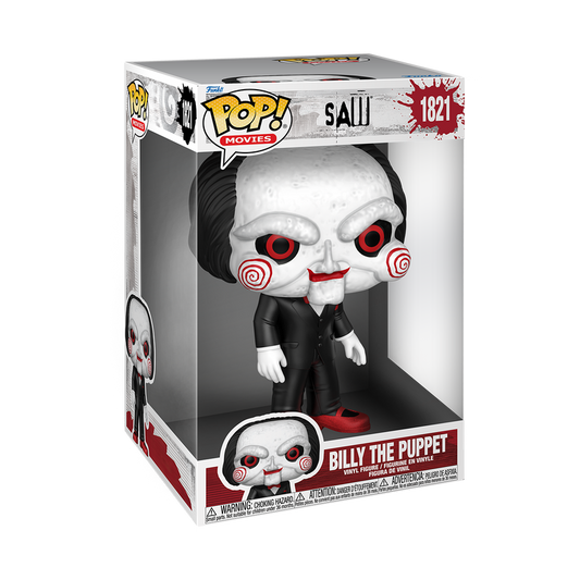 Saw Pop! Jumbo Billy the Puppet #1821 Jumbo 10"