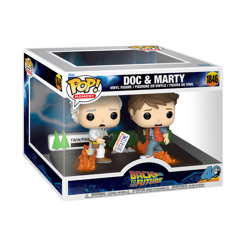 Funko Pop!  Movie: Back to the Future Pop! Moments Doc & Marty #