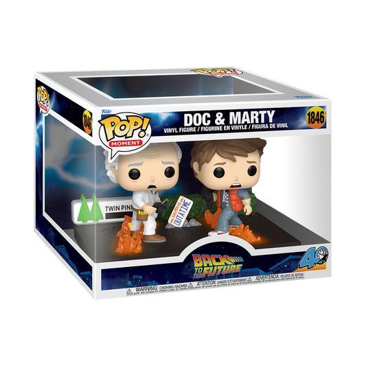 Funko Pop!  Movie: Back to the Future Pop! Moments Doc & Marty #