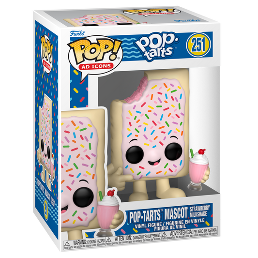Funko Pop! AD Icons: Kellog's - Pop-Tarts Mascot  Strawberry milkshake #251
