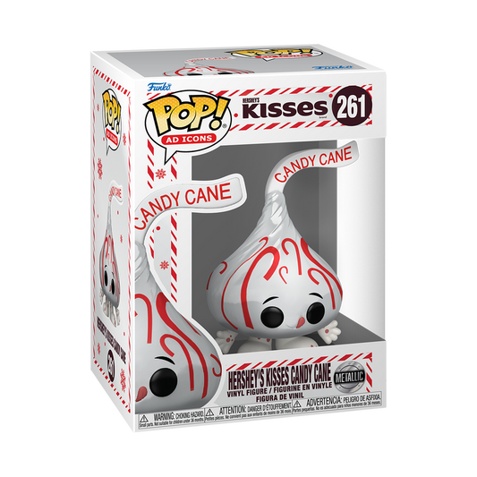 Ad Icons Funko Pop : Hershey's Kisses Candy Cane (Metallic) #261