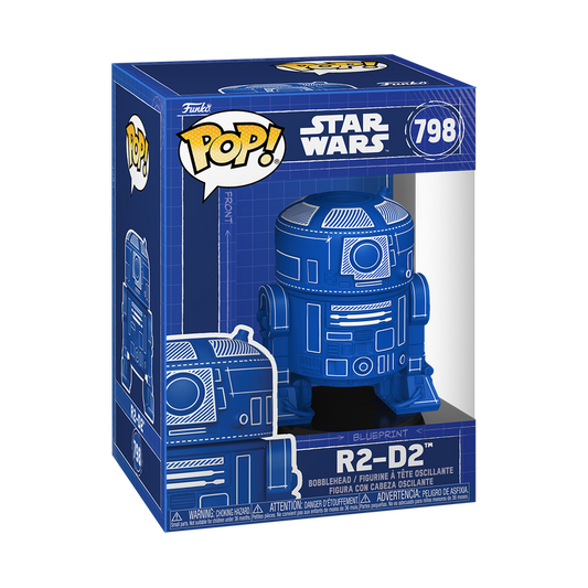 Star Wars Pop! Star Wars Pop! R2-D2 (Blueprint Deco) #798