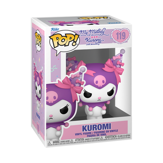 My melody Kuromi 20th Anniversary Sanrio Pop! Kuromi (Grumpy) #119