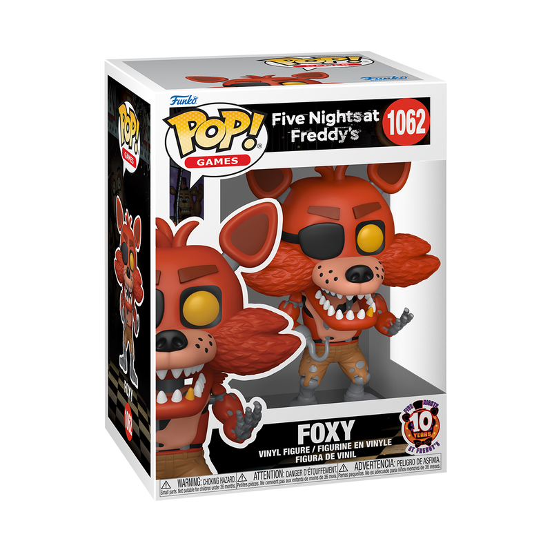 Funko: Five Nights at Freddy's Pop! Foxy (10th Anniversary) #1062
