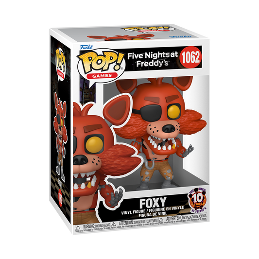 Funko: Five Nights at Freddy's Pop! Foxy (10th Anniversary) #1062
