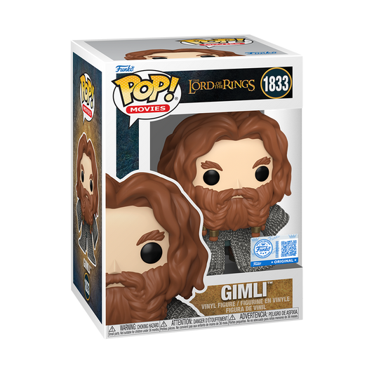 The Lord of the Rings Pop! Gimli (Chainmail Armor) #1833 Funko store Exclusive