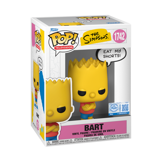 Funko Pop! The Simpsons - Bart Eat my Shorts #1742 Exclusive