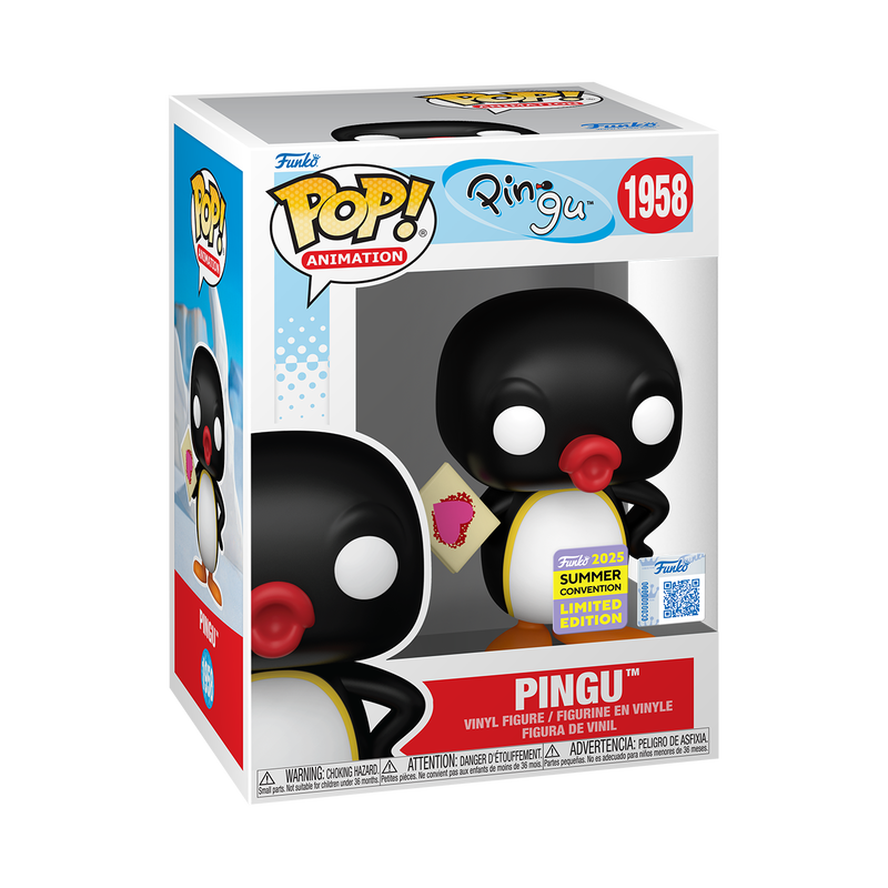 Pingu Pop! Pingu with Card #1958 2025 Summer Exclusive