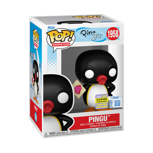 Pingu Pop! Pingu with Card #1958 2025 Summer Exclusive