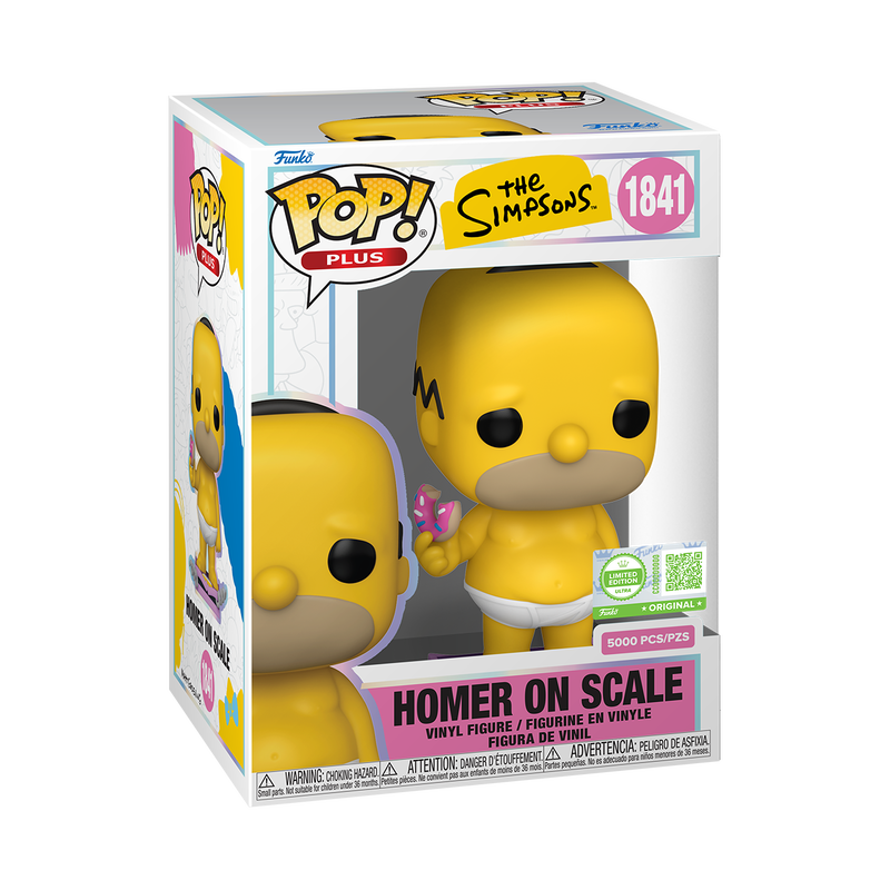 The Simpsons Pop! Plus Homer on Scale with Pop! Protector LE Limited Ultra 5000 #1841