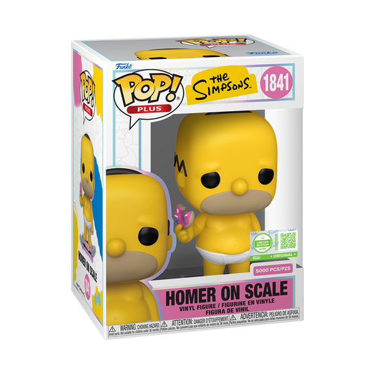 The Simpsons Pop! Plus Homer on Scale with Pop! Protector LE Limited Ultra 5000 #1841