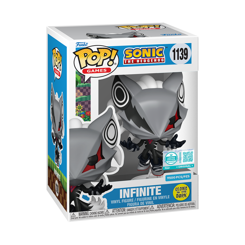 Funko Pop : Sonic The Hedgehog Pop! Infinite (Glow) 9500  Limited Edition LE Preorder