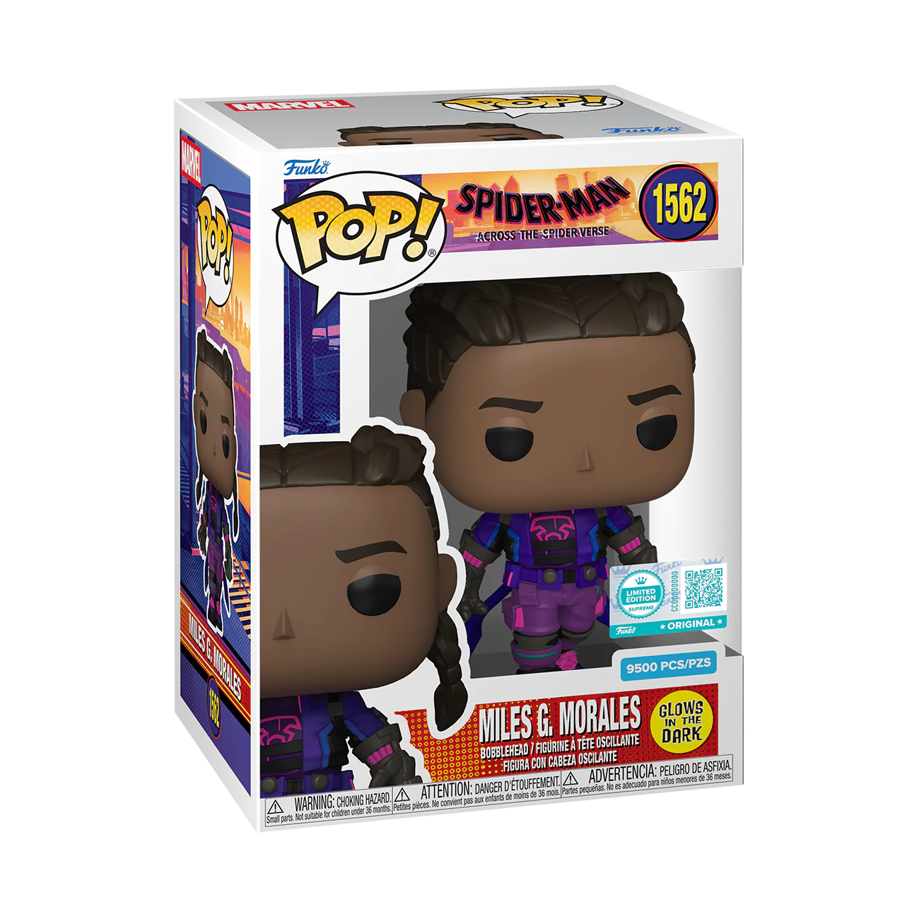 Funko Pop! Marvel: Spider-Man Across the Spiderverse: LE Miles G. Morales GID Limited Edition Exclusive 9500