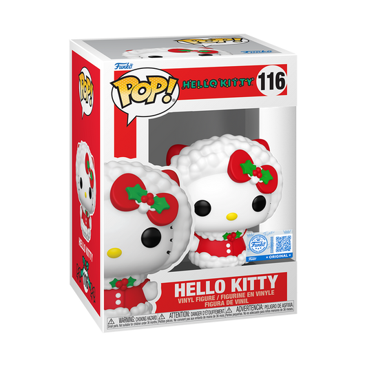 Sanrio Pop! Hello Kitty Christmas Outfit  #116 Funko Store Exclusive