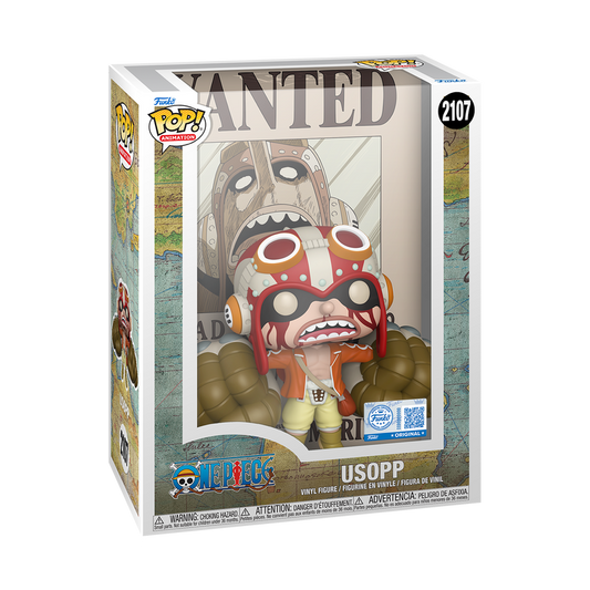 One Piece Pop! Poster Usopp  Most Wanted Exclusive #2107