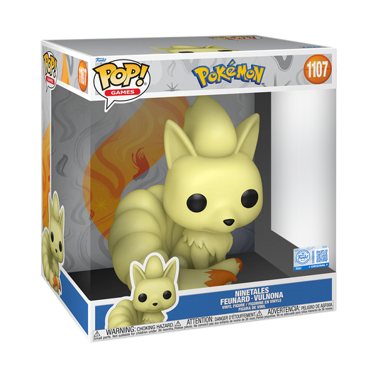 Pokémon Funko Pop!  Ninetails Jumbo 10"  Target Exclusive #1107 Exclusive