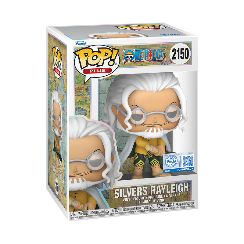 One Piece Funko Pop plus!  Silvers Rayleigh #2150 Shared Exclusive