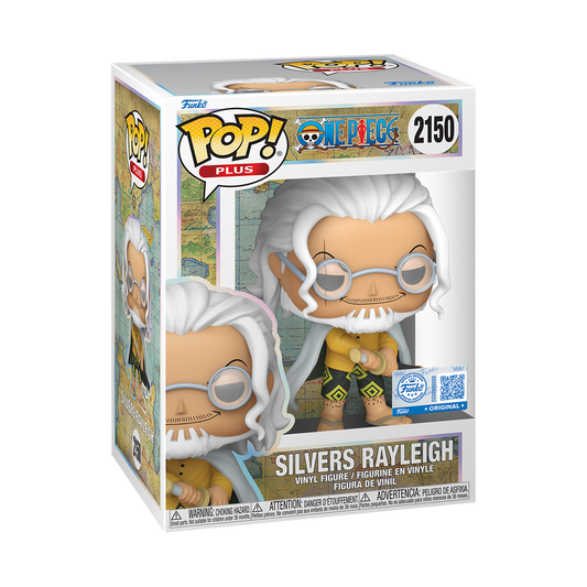 One Piece Funko Pop plus!  Silvers Rayleigh #2150 Shared Exclusive