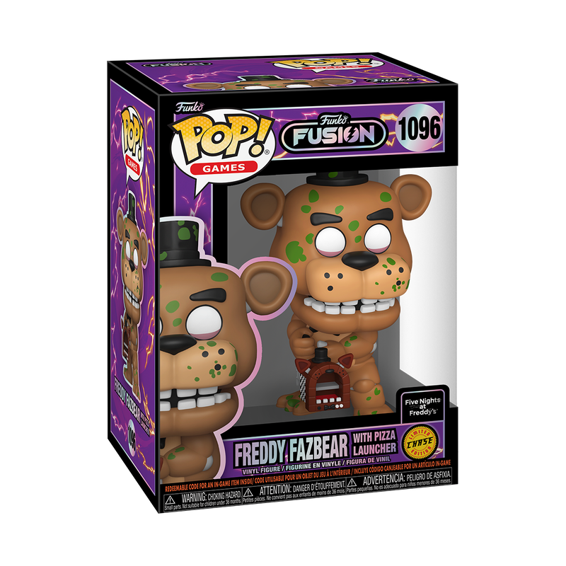 Five Nights at Freddy's Pop! Freddy Fazbear with Pizza Launcher (Funko Fusion) #1096 Chase