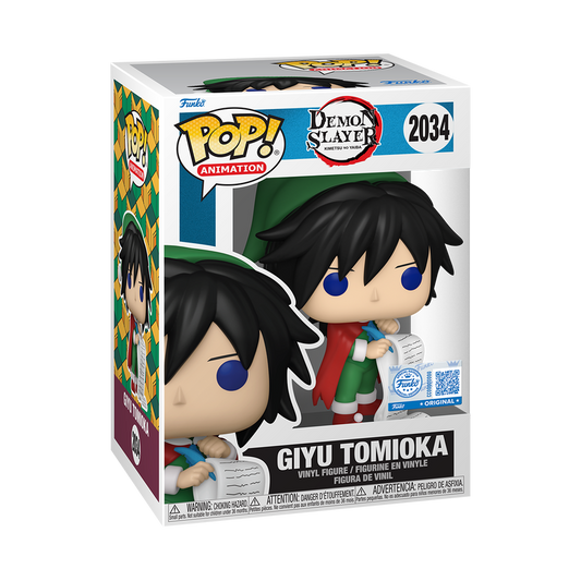 Demon Slayer Pop! Giyu Tomioka (Holiday Outfit) #2034  FAmazon  Exclusive