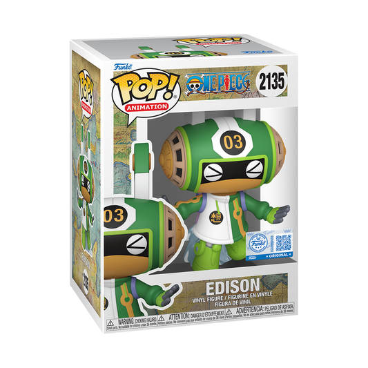 Anime One Piece Pop! Edison #2135  Amazon Exclusive