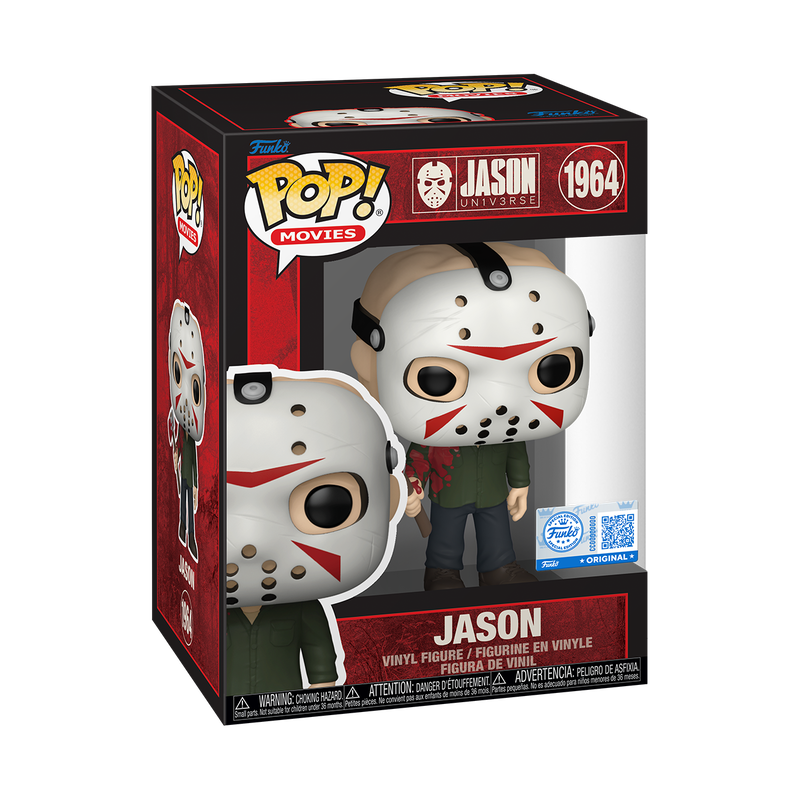 Friday the 13th Pop! Jason with Ax #1964  Funko Scare Fair Exclusive Hot topic