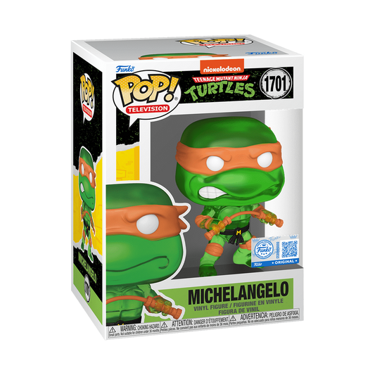 Teenage Mutant Ninja Turtles Pop! Michelangelo Translucent Green #1701 Exclusive