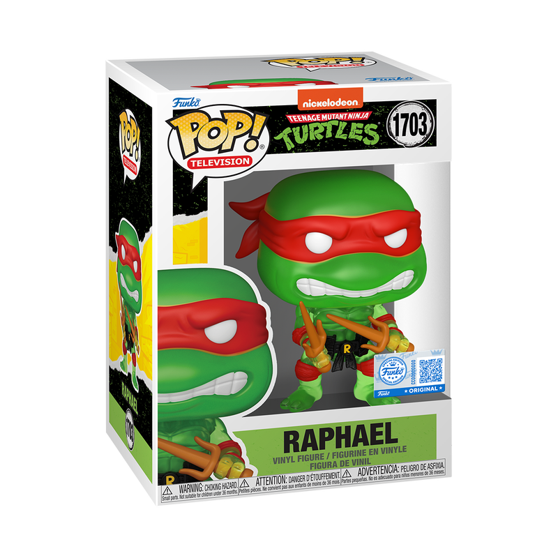 Teenage Mutant Ninja Turtles Pop! Raphael Translucent Green #1703 Exclusive