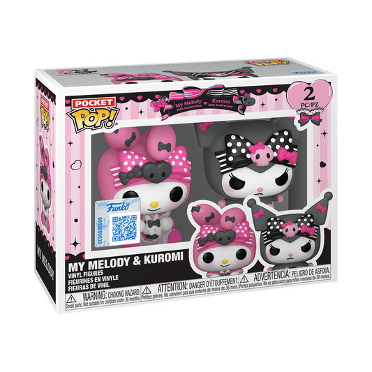 Sanrio Pocket Pop! My Melody & Kuromi 2-Pack (Anniversary)