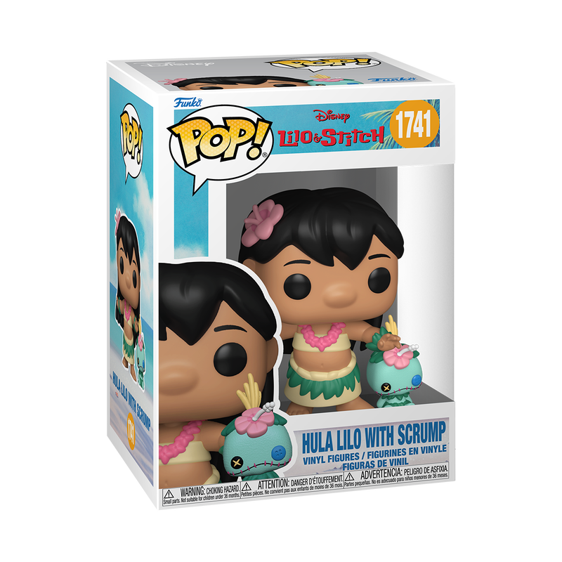 Disney Stitch Pop! & Buddy Hula Lilo with Scrump #1741
