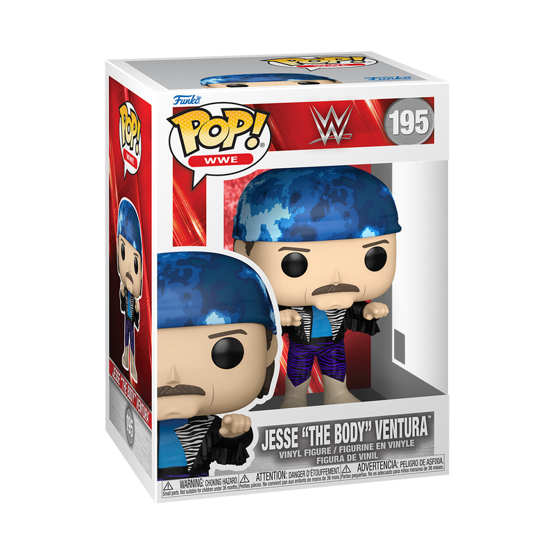 WWE Pop! "Main Event"  Jesse "The Body" Ventura #195