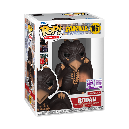 Godzilla Funko Pop! Rodan with Pop! Protector Le 7500 limited Edition with protector